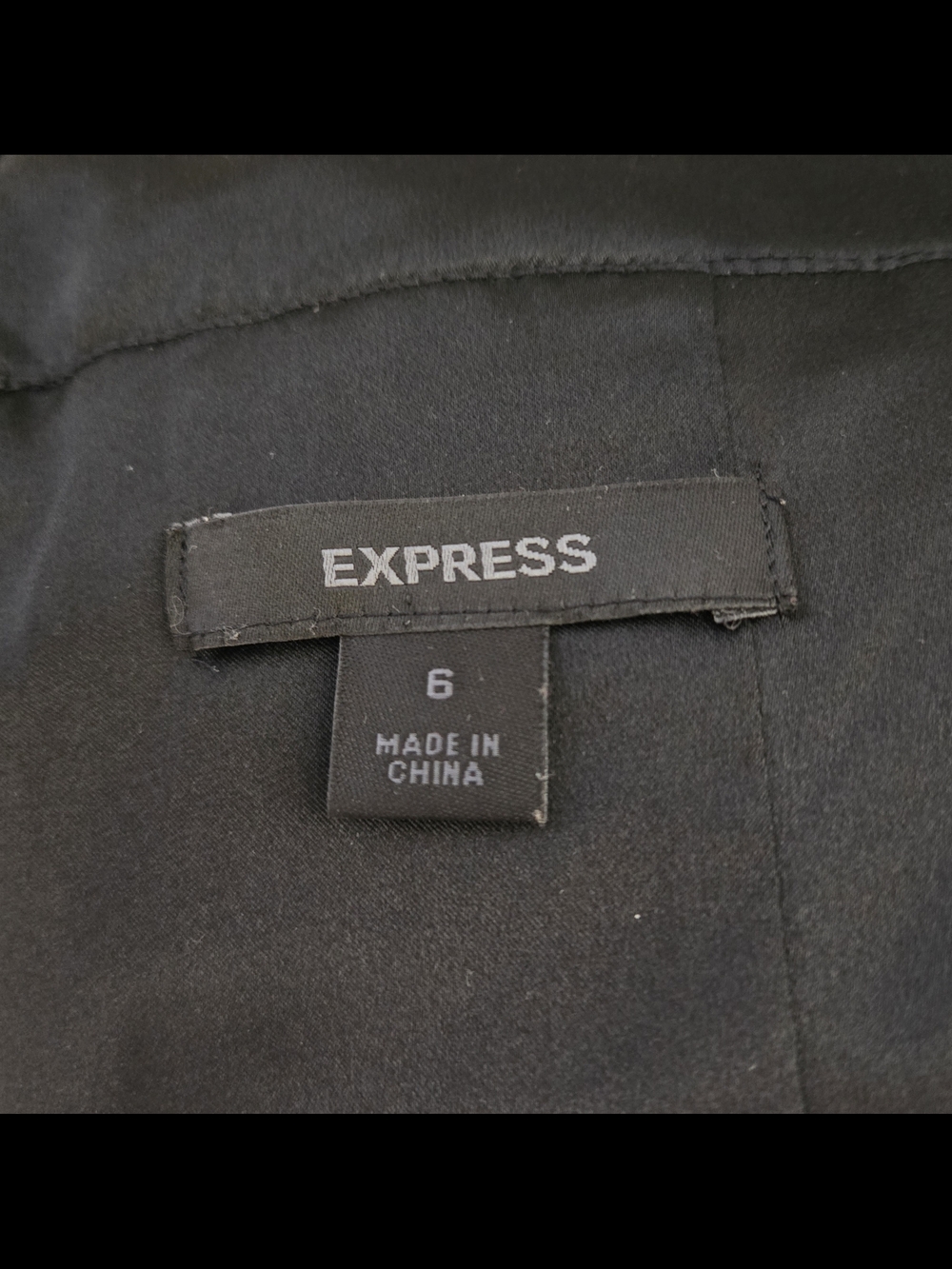 Y2K Express Classic Black V-Neck Women's Dress - Picture 7 of 7